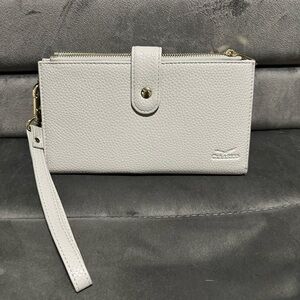 Claasico Grey Wristlet Wallet